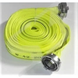 Pożarniczy wąż tłoczny WP-42 COLOR z wkładką PU 20m Supron3