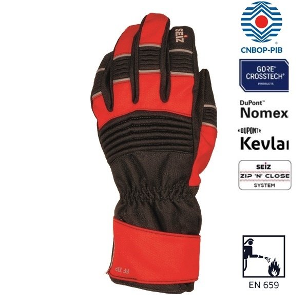 Rękawice pożarnicze SEIZ® FIRE-FIGHTER ZIP CNBOP