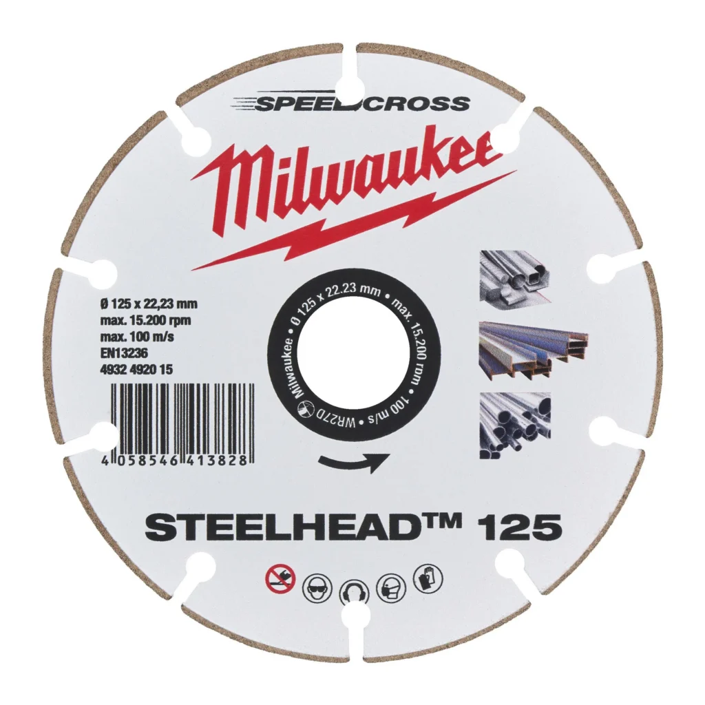 Tarcza Steelhead MILWAUKEE 125 mm (diamentowa)
