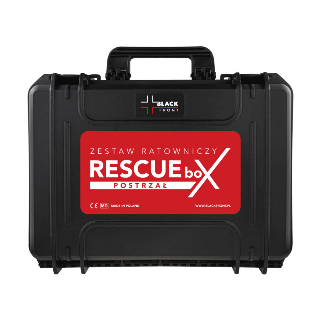 Walizkowy zestaw ratowniczy RESCUEbox – POSTRZAŁ