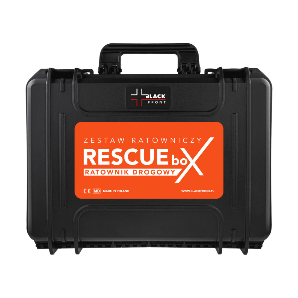 Walizkowy zestaw ratowniczy RESCUEbox – RATOWNIK DROGOWY