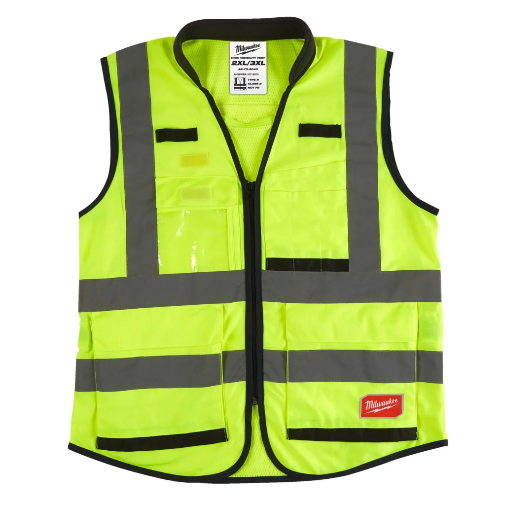Kamizelka o intensywnej widzialności PREMIUM MILWAUKEE (żółta) roz. 2XL/3XL